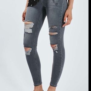 Topshop HighWaisted Skinny Moto Jamie Jean